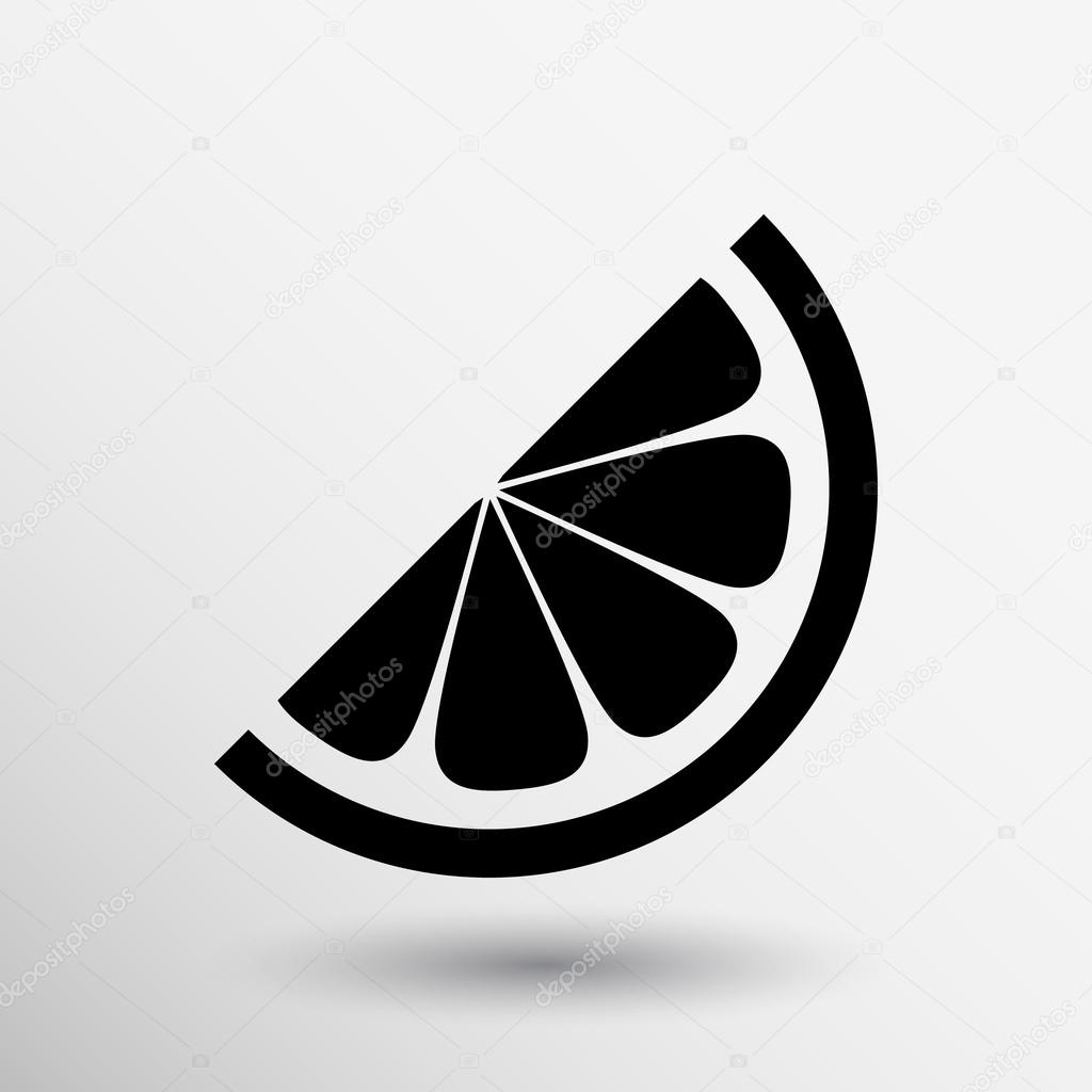 Vector Logo Element In Orange Slice Vitamins Stock Vector Image By C Moleks 75266121