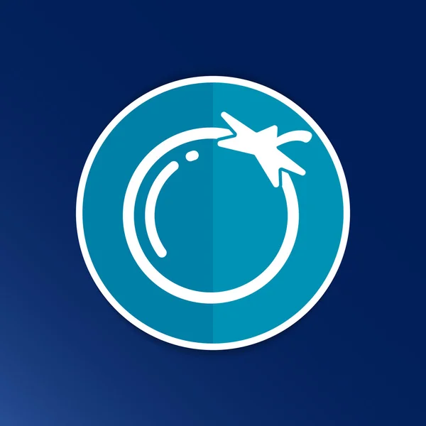 Simple Tomato vector symbol icon useful for logo — Stock Vector