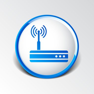 vektör kablosuz yönlendirici simgesi wifi adsl ethernet modem hub 
