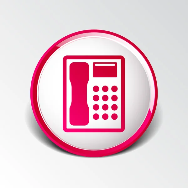 Telefoon vector pictogram telefoon IP-bedrijfsconcept — Stockvector