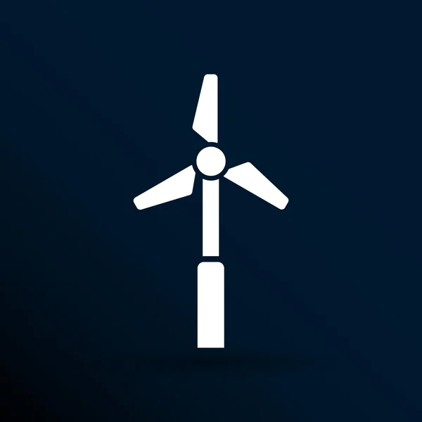 Icon vector tower electric floor generator propeller — Stock Vector