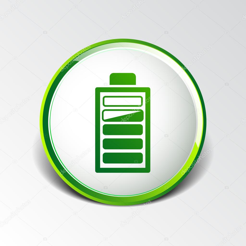 Icon vector power load sign symbol supply level.