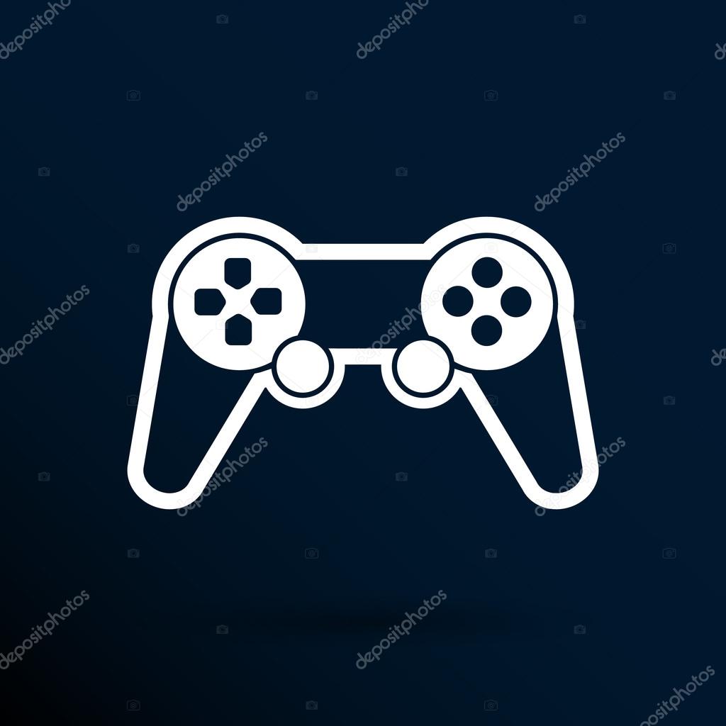 Joystick icon Rounded squares button console controller