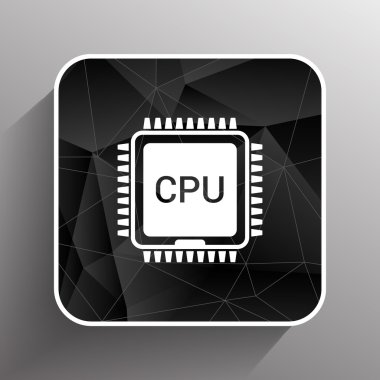 Devre levhasını simge teknoloji düzeni kare simgesi tasarım