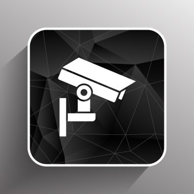  kamera cctv simgesini işaret grafik hırsızlık kablosuz sokak