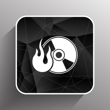 Simge bilgisayar disk sanat ses kaydı