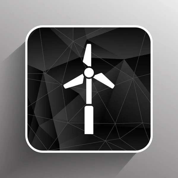 Icon vector tower elektrischer Boden Generator Propeller — Stockvektor