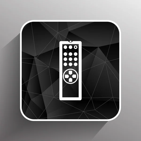 Remote control tv vector icon isolated media — Stock Vector