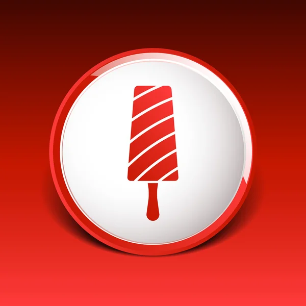 Signe de crème glacée au chocolat Identité de marque Logo de l'entreprise — Image vectorielle
