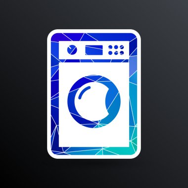 washing machine icon laundromat vector clothing electric clear  clipart