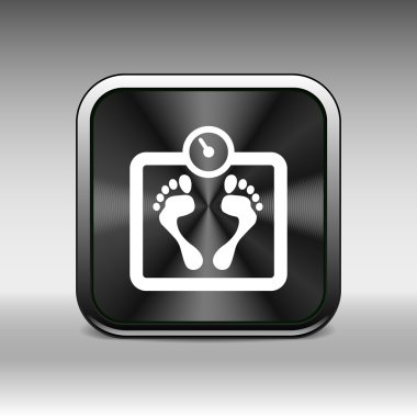 Ölçek simgesi iweight vektör diyet sembolü denge diyet