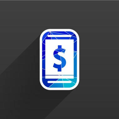 Telefon tarife planı simge para finansal nakit harcama