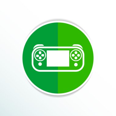 oyun kontrolleri Video oyunları siluetleri, illüstrasyon vektör 