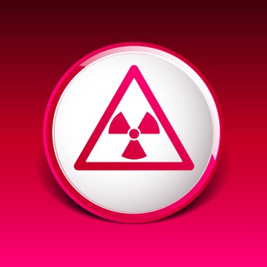 işareti radyasyon vektör simge dikkat nükleer atom güç