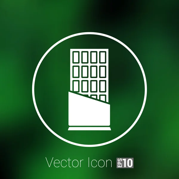 Diseño de logotipo de icono de barra de chocolate abierto — Vector de stock