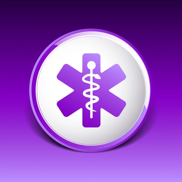 Icônes médicales silhouette vectoriel illustration médecin . — Image vectorielle