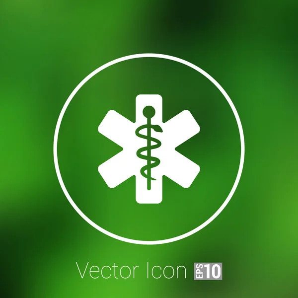 Medical icons silhouette vector illustration doctor. — Stock Vector