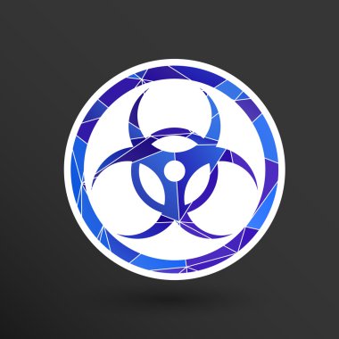 işareti radyasyon vektör simge dikkat nükleer atom güç