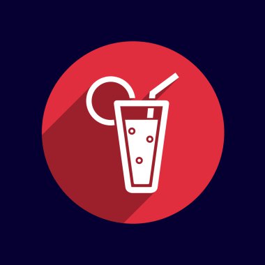 Beyaz bir arka plan üzerinde izole kokteyl soyut.