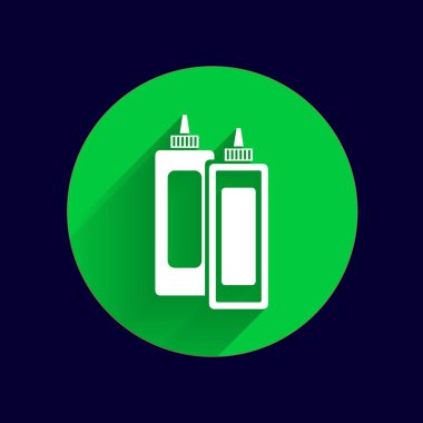 Ketçap hardal ve mayonez logo simge gıda