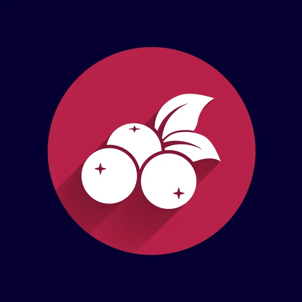 Μυρτιλός αγρόκτημα ζουμερά εικονογράφηση λογότυπο σύμβολο διάνυσμα — Διανυσματικό Αρχείο
