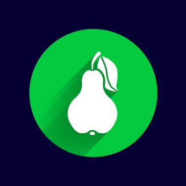 Armut logo meyve yaprak diyet sağlık gıda diyet 