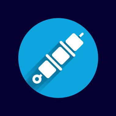 Vektör logo çizim kebabı bırakır