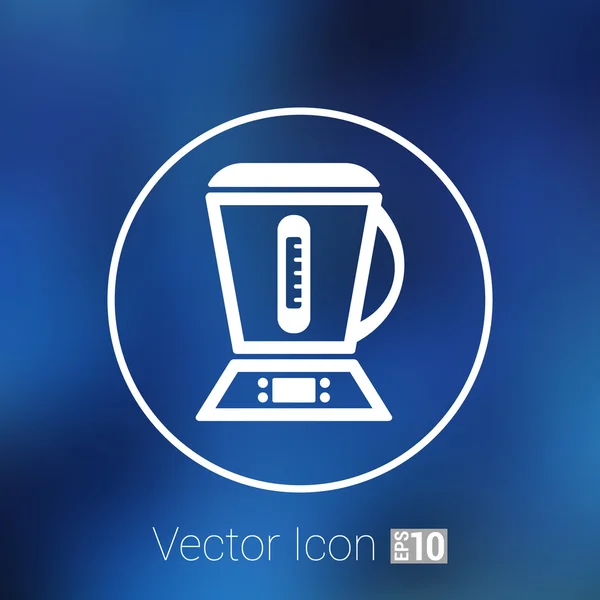 Utensilios de cocina exprimidor eléctrico exprimidor icono de fabricante de cocina — Vector de stock