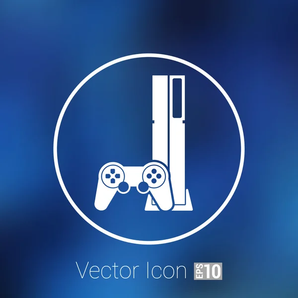 Herní zařízení ikonu video herní herní elektronika — Stockový vektor