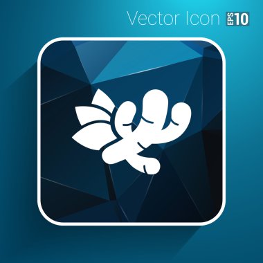 Zencefil Icon - vektör kök sağlık gıda pazarı portre