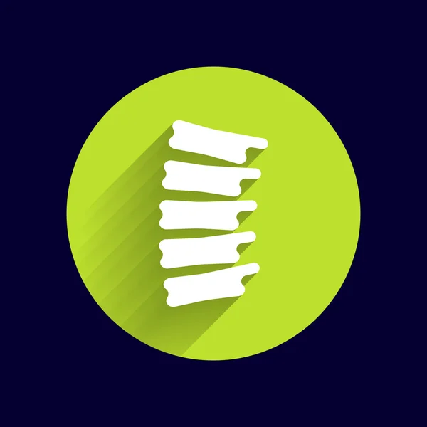 Omurga tanılama omurga simge tasarlamak vektör simge