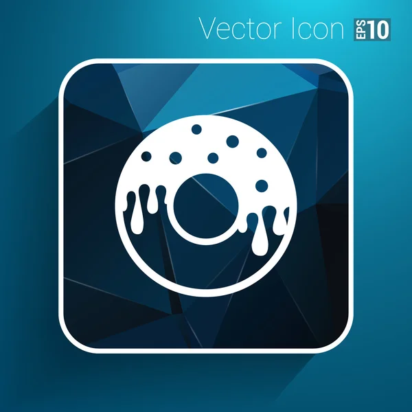 Donut sign Branding Identidad Diseño del logotipo del vector corporativo . — Vector de stock