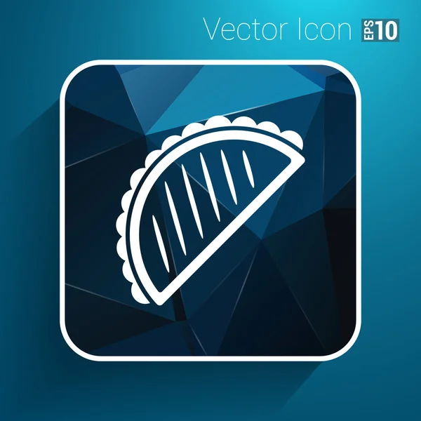 Šablona návrhu s mexické rychlého občerstvení vektorové logo. tacos ikona — Stockový vektor