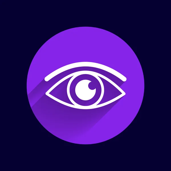Auge Symbol Vektor Vision Symbol Optik Grafik Piktogramm — Stockvektor