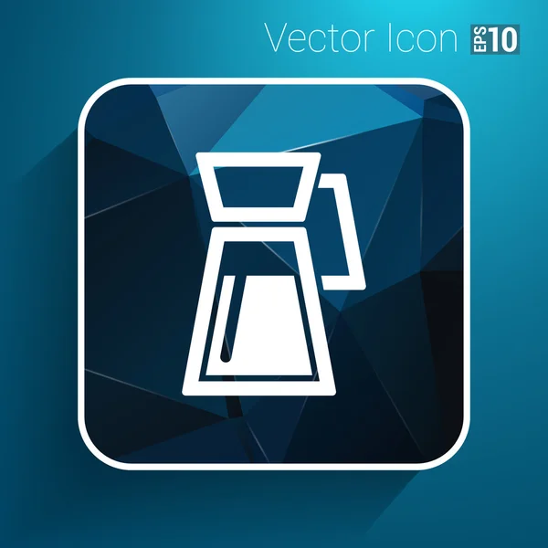 Glas werper logo vector pictogram compote SAP — Stockvector