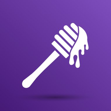 Bal kavanozu pot tasarım arı sopa vektör 