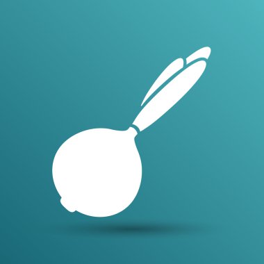 Soyut tasarım logosu sanat kroki soğan izole