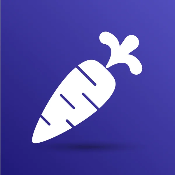 Karotten Polygone Trend Logo Symbol Vektor Stil Zeichen — Stockvektor