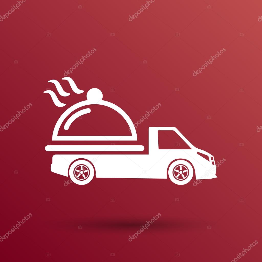 Logo Design for meal delivery service. Vector.