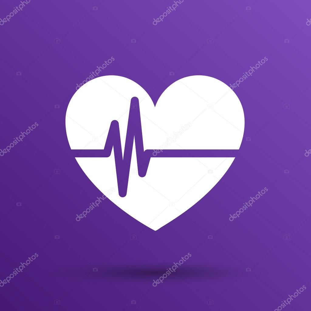 Heartbeat. Echocardiography. Cardiac exam Form heart heartbeat