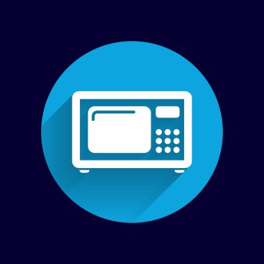 mikrodalga simgesi mutfak ekipman elektronik sembolü llustration