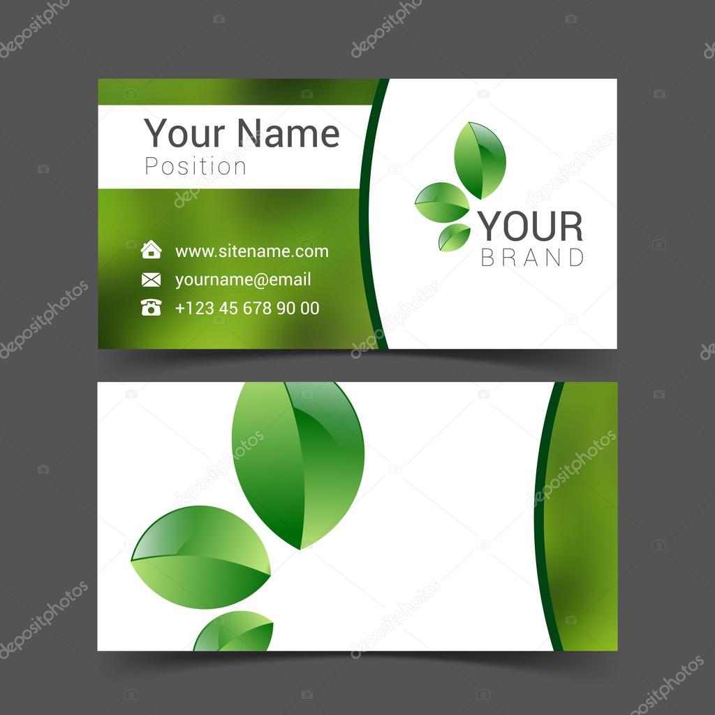 business card creative design template Corporate Identity logo