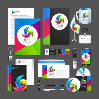 kurumsal kimlik şablonu şirket tarzı brandbook