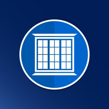pencere simge vektör düğme logo simge kavramı