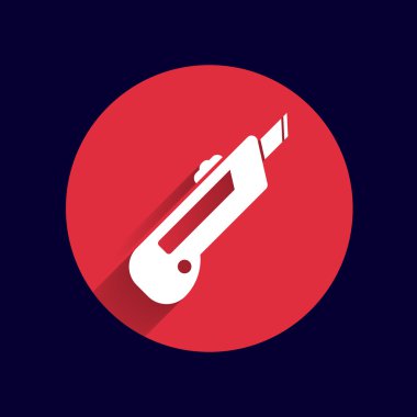 İleti örneği bıçak simge vektör düğme logo simge kavramı