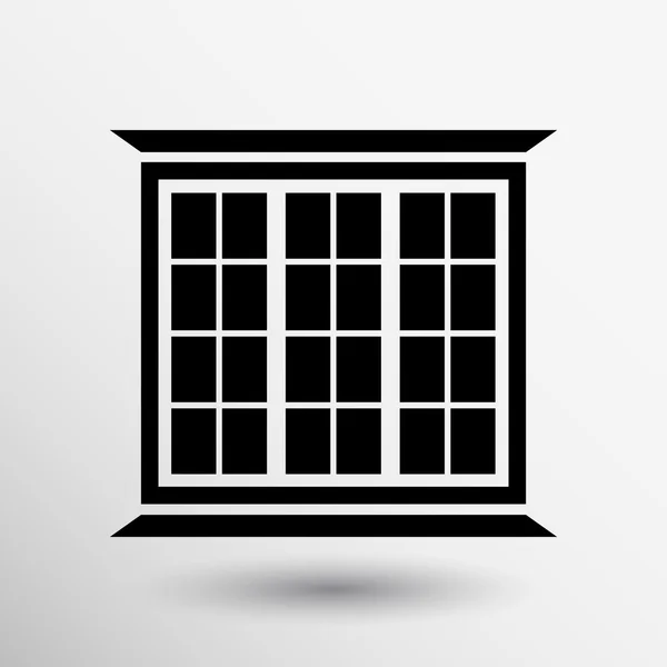 ウィンドウ アイコン ベクトル ボタン ロゴ シンボル コンセプト — ストックベクタ