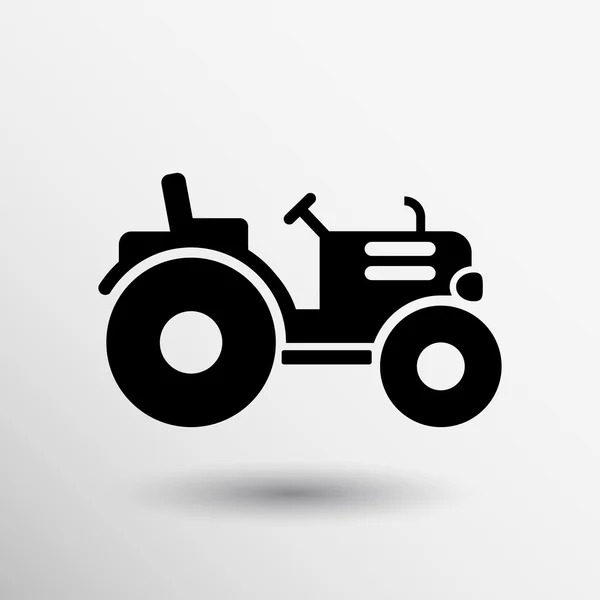 Traktor wektor ikona przycisk symbol koncepcja logo — Wektor stockowy
