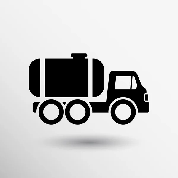 LKW Auto Barrel Symbol Vektor Taste Logo Symbol Konzept — Stockvektor