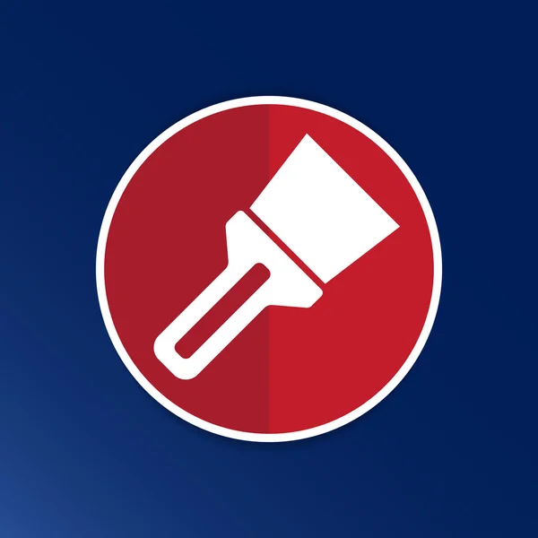 Wide spatula icon vector button logo symbol concept — Stock Vector