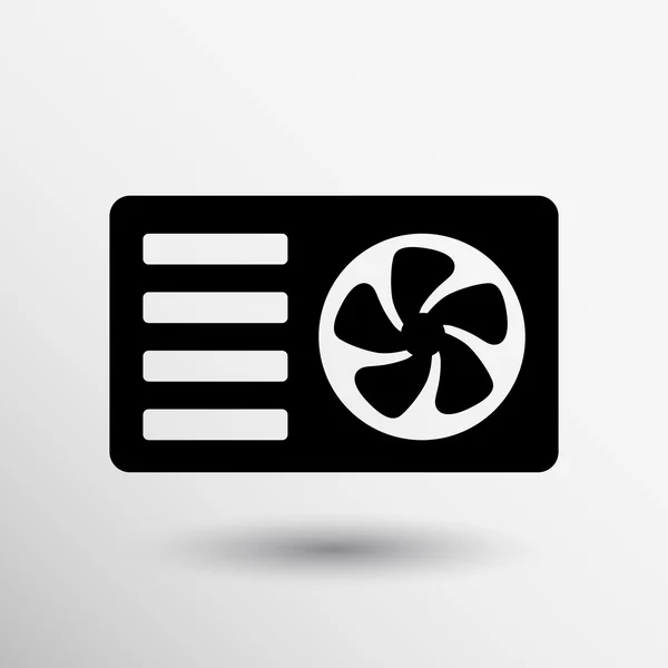 Klima simge vektör düğme logo simge kavramı